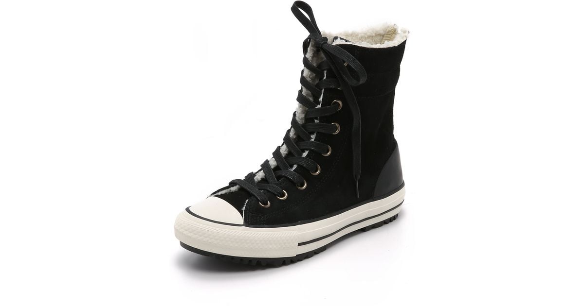 sherpa lining converse