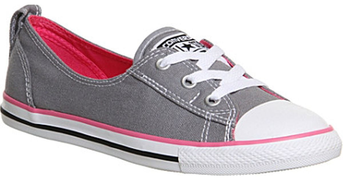 Converse Ctas Lace Trainers - For Women in Grey | Lyst