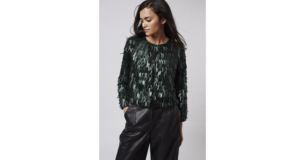 topshop sequin blazer
