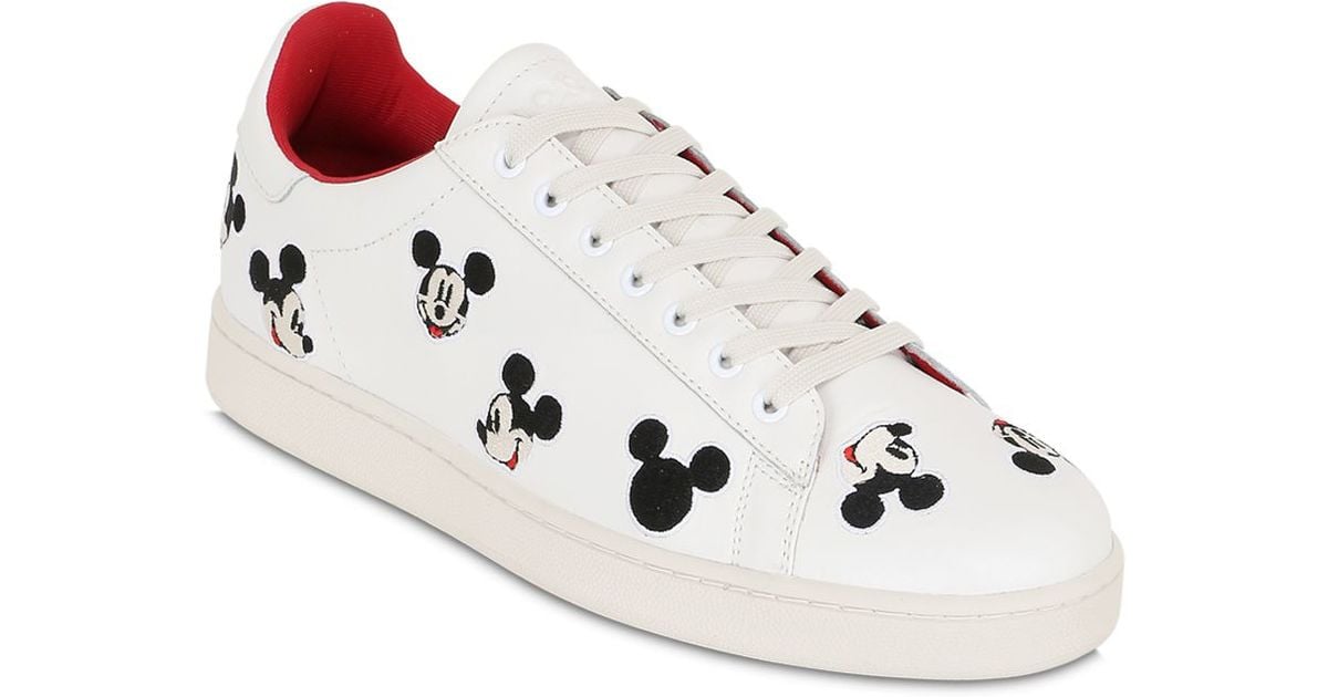 MOA Mickey Mouse Leather Sneakers in 