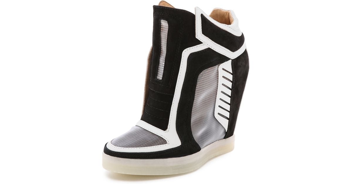 lamb wedge sneakers