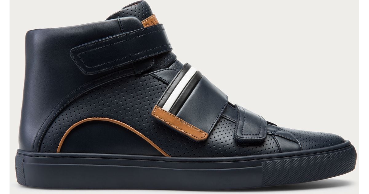 Bally Herick Leather High-Top Sneakers 
