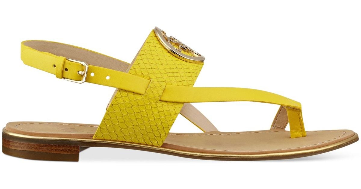 yellow sandals for women