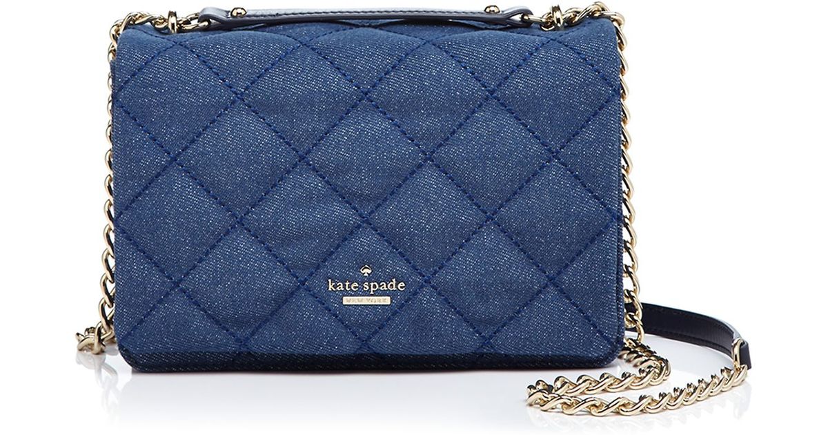 denim kate spade purse