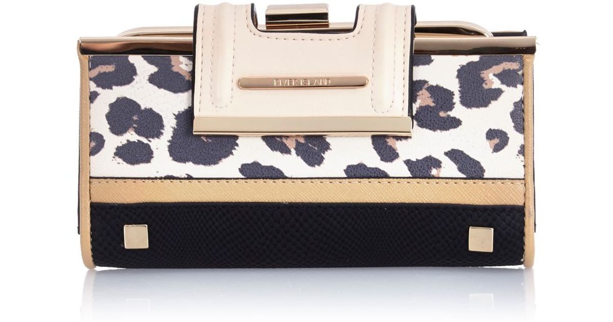 leopard print purse river island