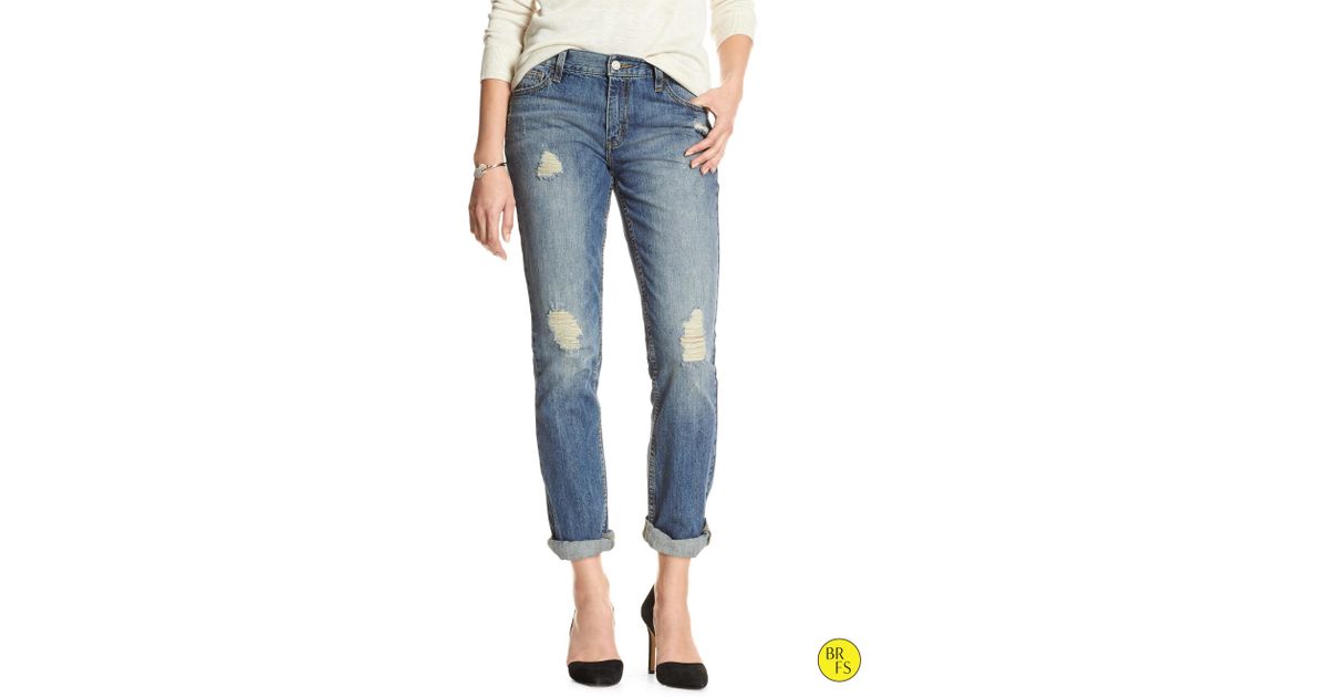 banana republic distressed jeans