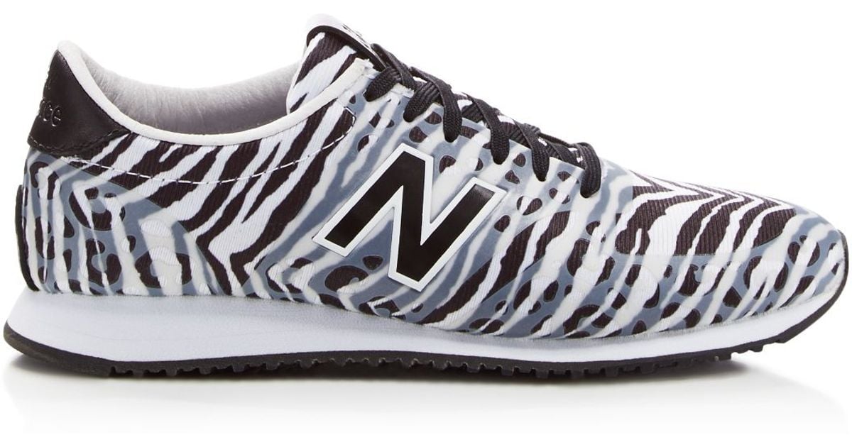 New Balance 420 Zebra-Print Mesh Low-Top Sneakers | Lyst