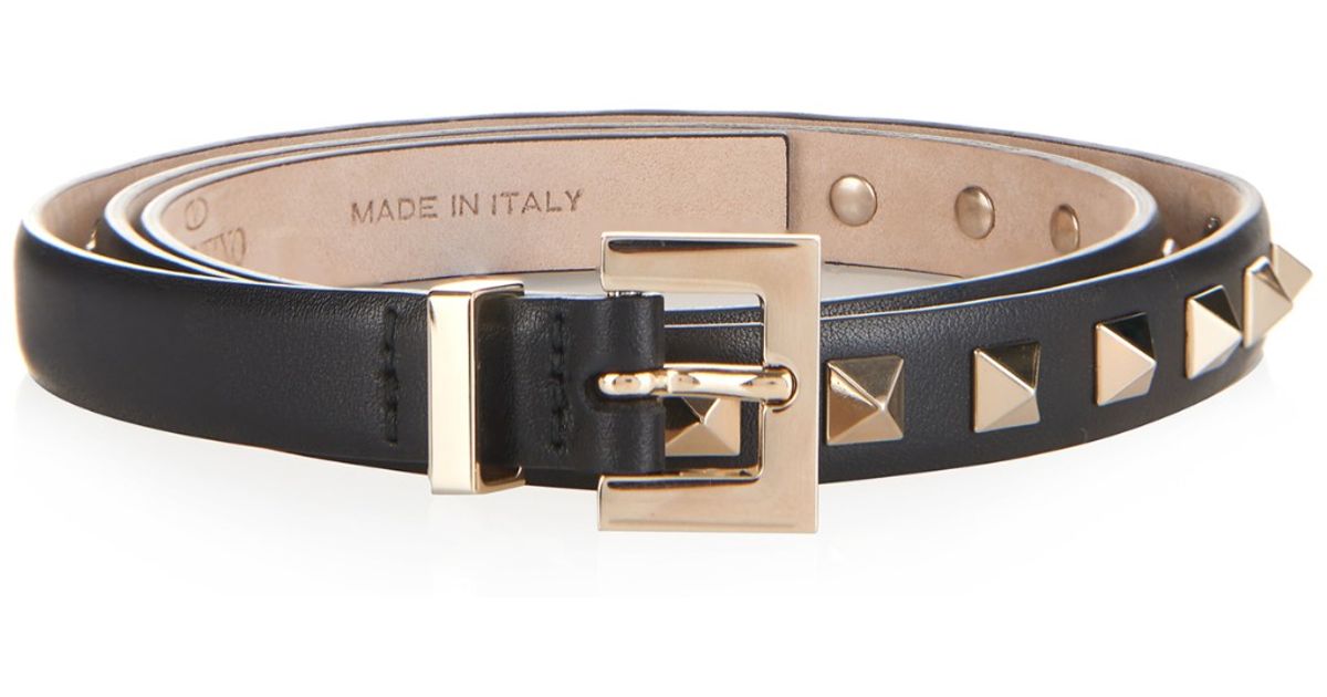 valentino rockstud belt