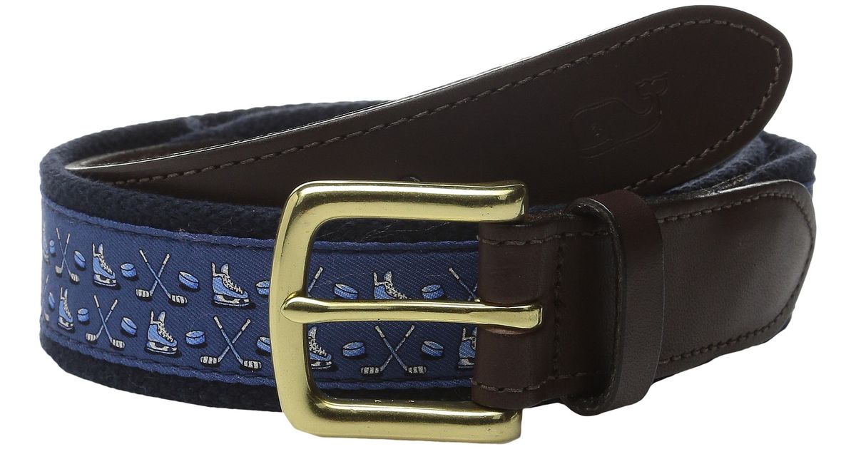 vineyard vines hockey belt