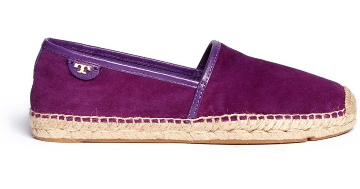 tory burch purple flats