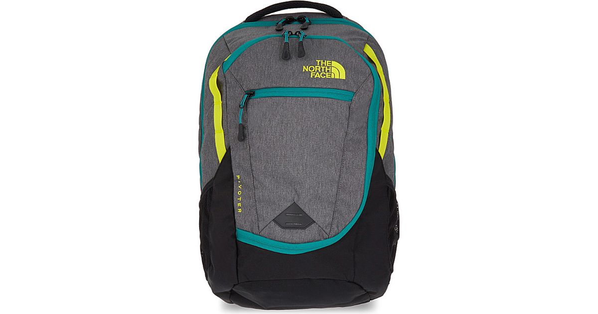 The North Face Pivoter Backpack in Grey/Green (Gray) for Men Lyst