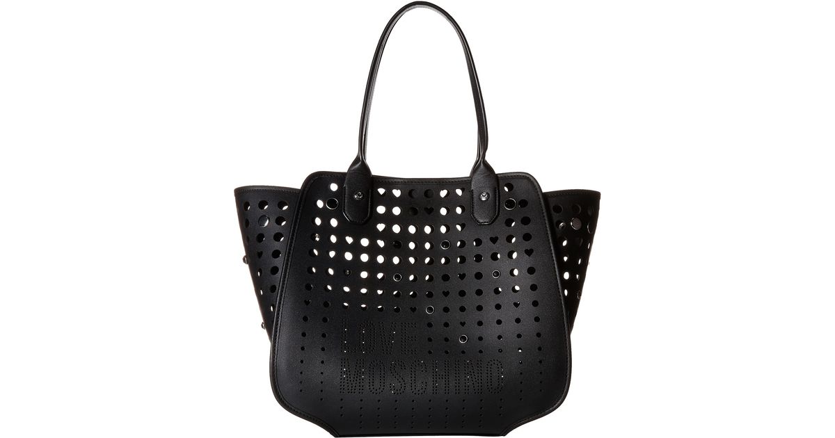 perforated handbag