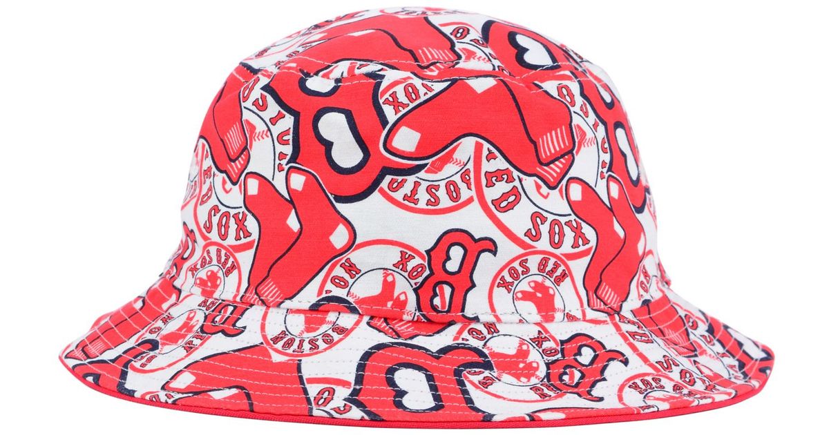 red sox bucket hat