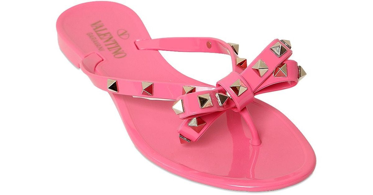pink valentino sandals
