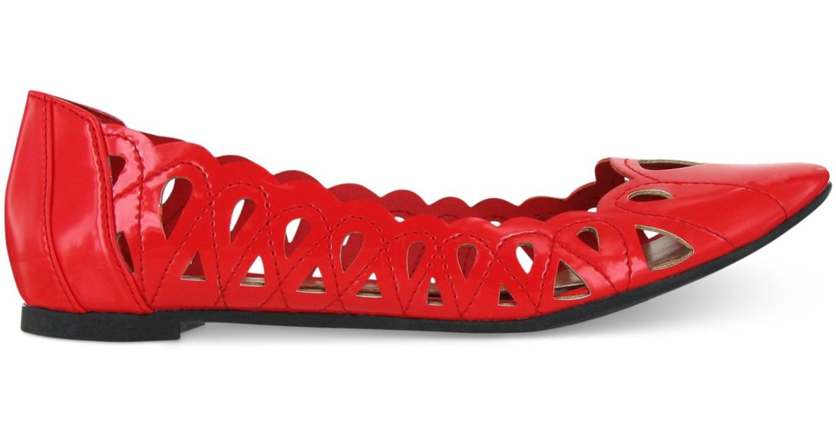 mia laser cut flats