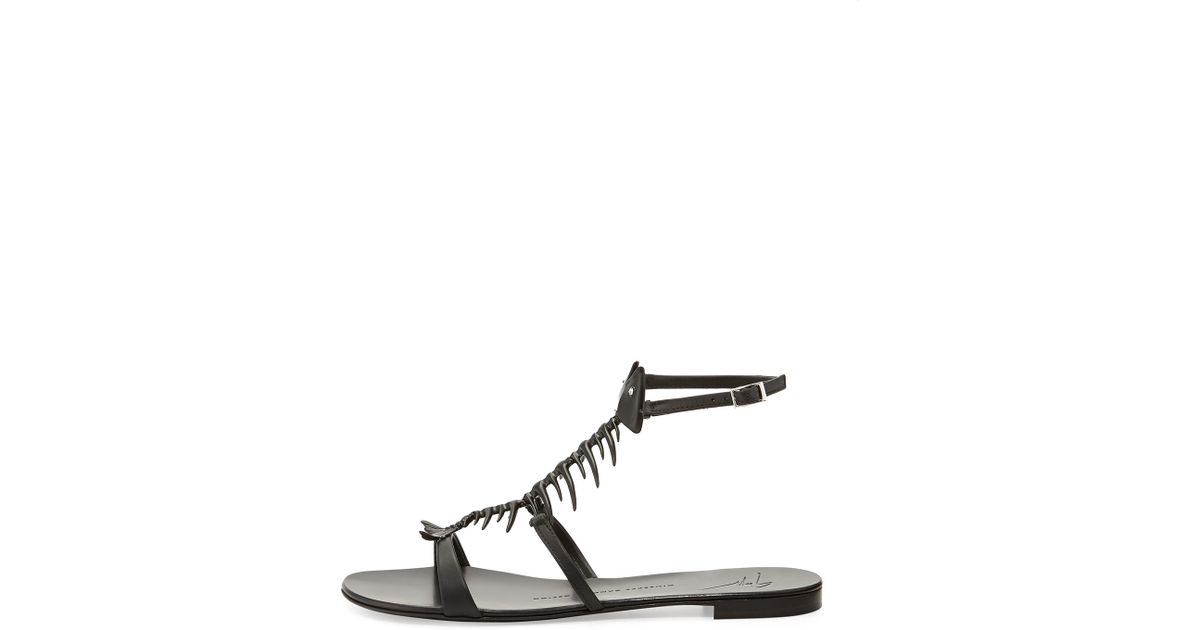 giuseppe zanotti fishbone sandals