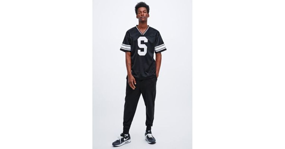Stussy All City Mesh Football Jersey In Black for Men | Lyst UK