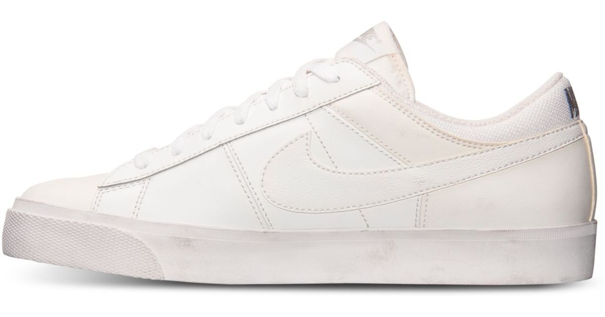simbólico cocina hígado Nike Men's Match Supreme Leather Casual Sneakers From Finish Line in White  for Men | Lyst