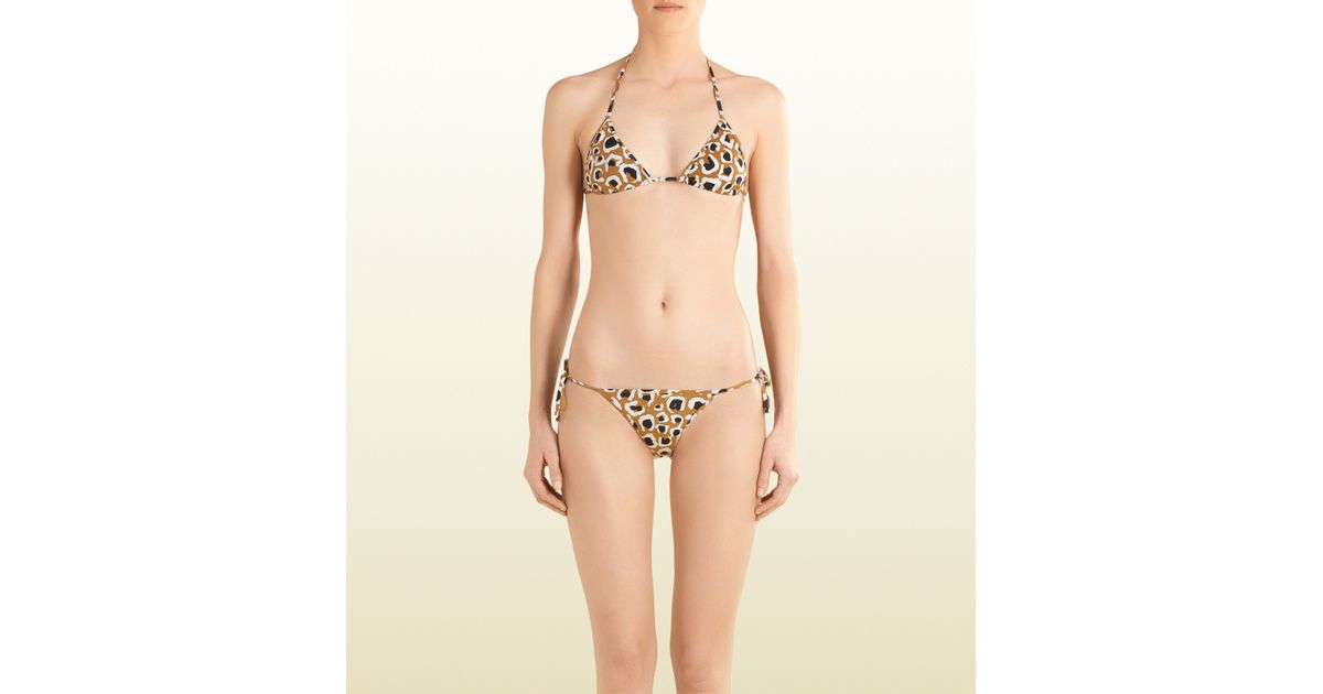 gucci leopard swimsuit