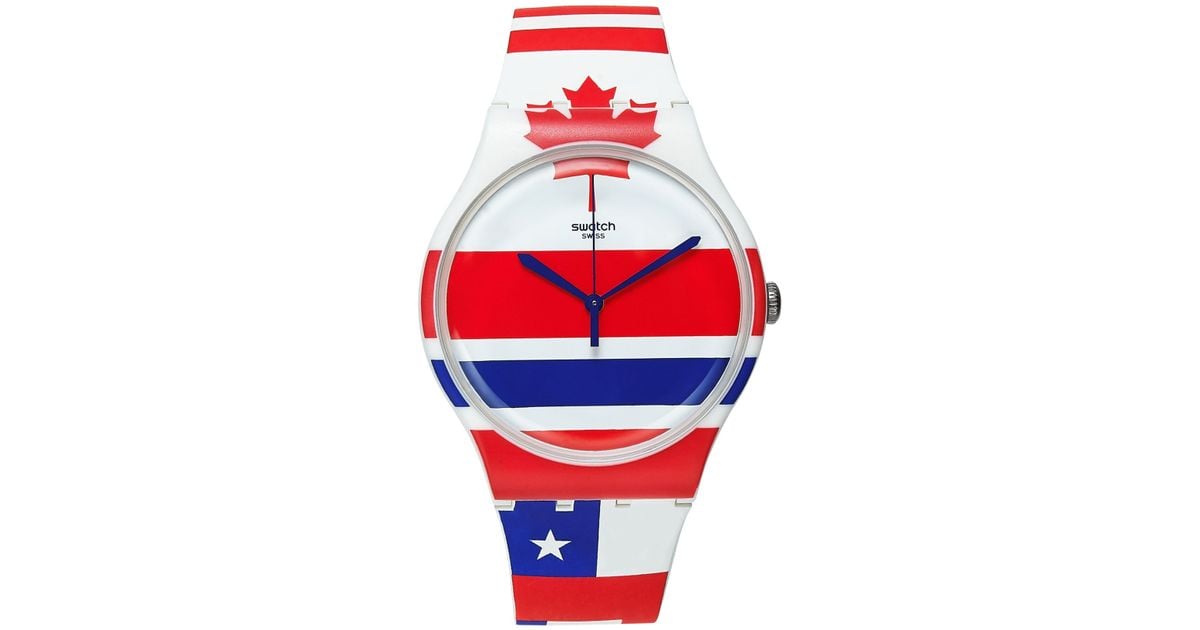 Swatch flag watch clearance