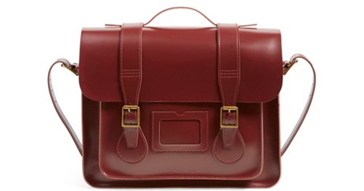 dr martens leather satchel