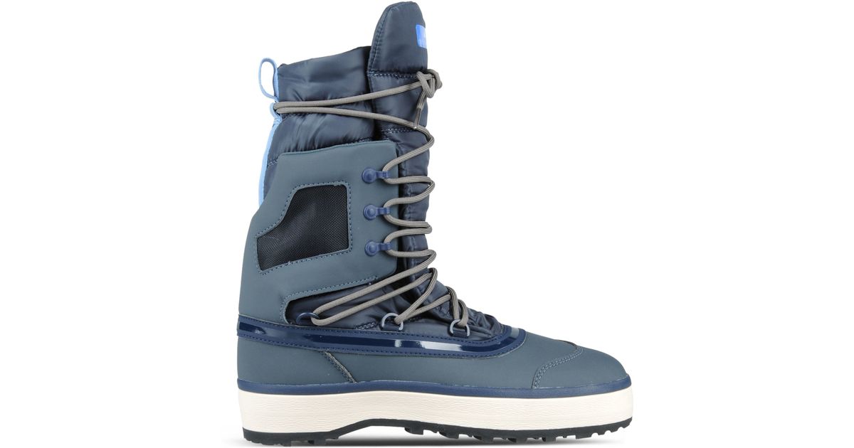 Adidas By Stella Mccartney Winter Boots In Navy Blue Lyst