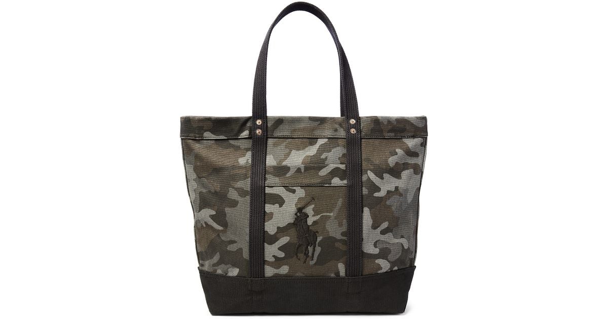camo beach bag