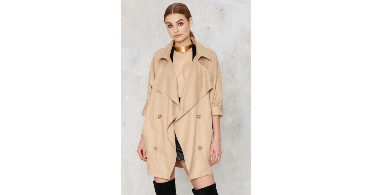 Oversize Double Cropped Trench Coat Dailyfashion Tan Cropped Trench Jacket 63 00 Previous Next