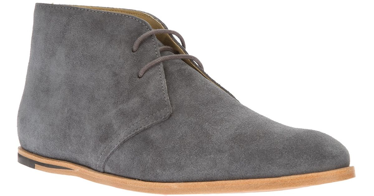 gray desert boots