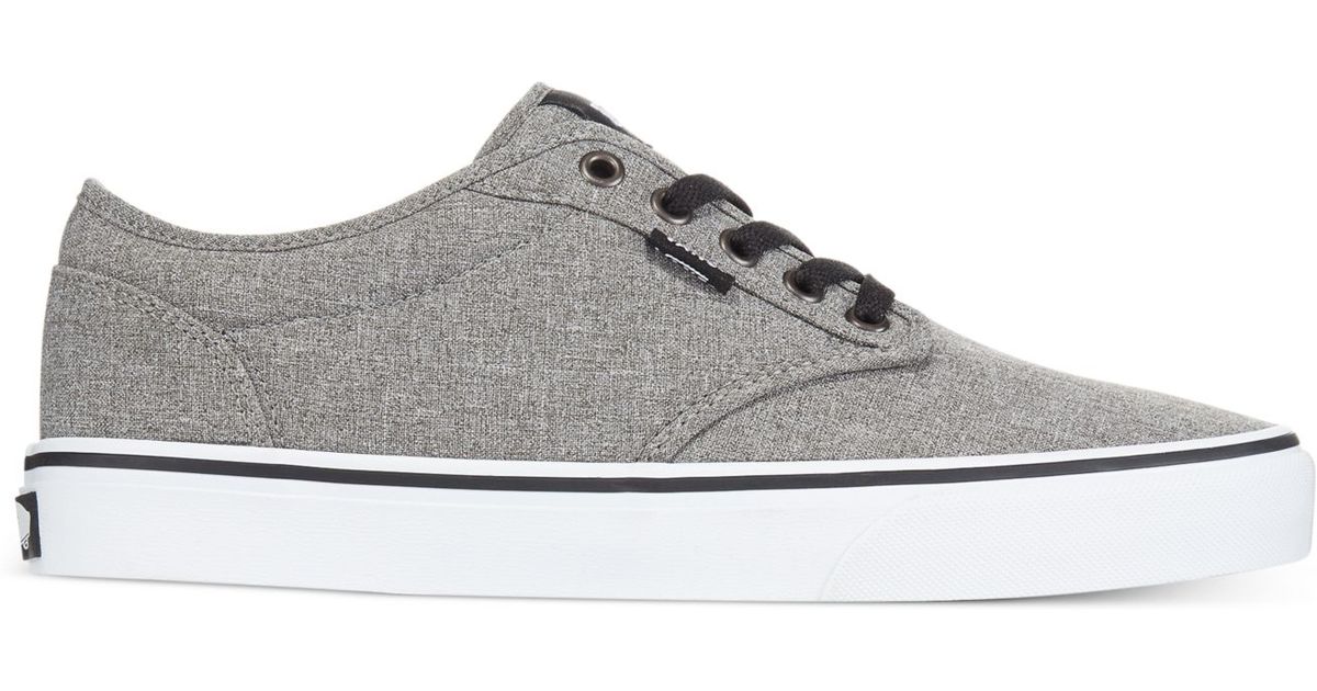 Vans Canvas Men's Atwood Heathered Sneakers in Gray for Men | Lyst