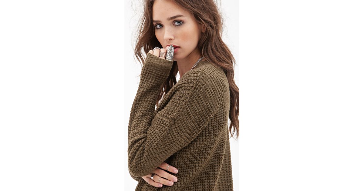 forever 21 waffle knit