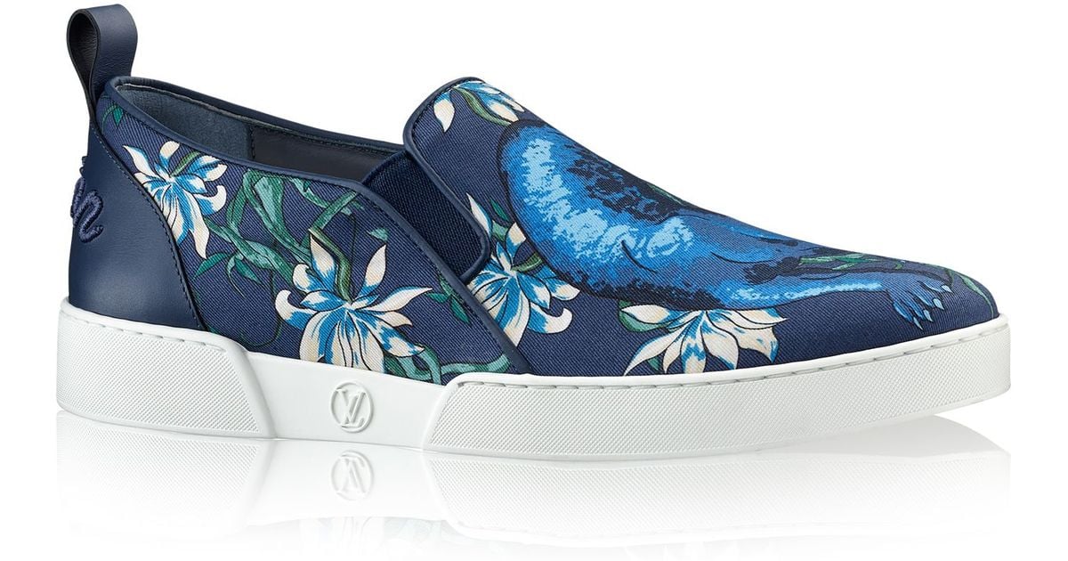 Louis vuitton Match Up Slip-on in Blue for Men | Lyst