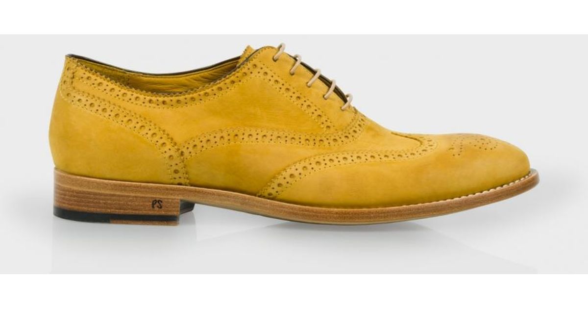 mustard brogues