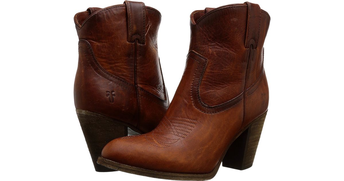 frye ilana pull on boots cognac