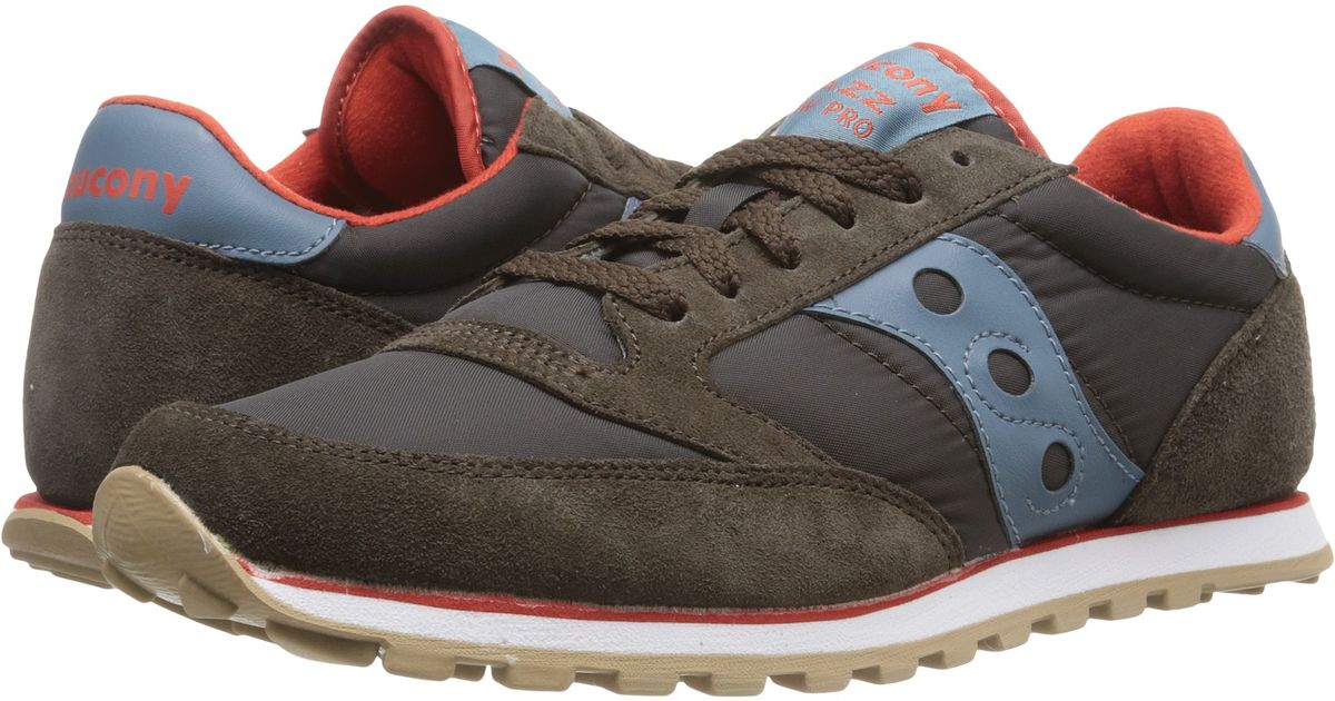 Saucony Jazz Low Pro in Brown/Blue (Blue) for Men - Lyst
