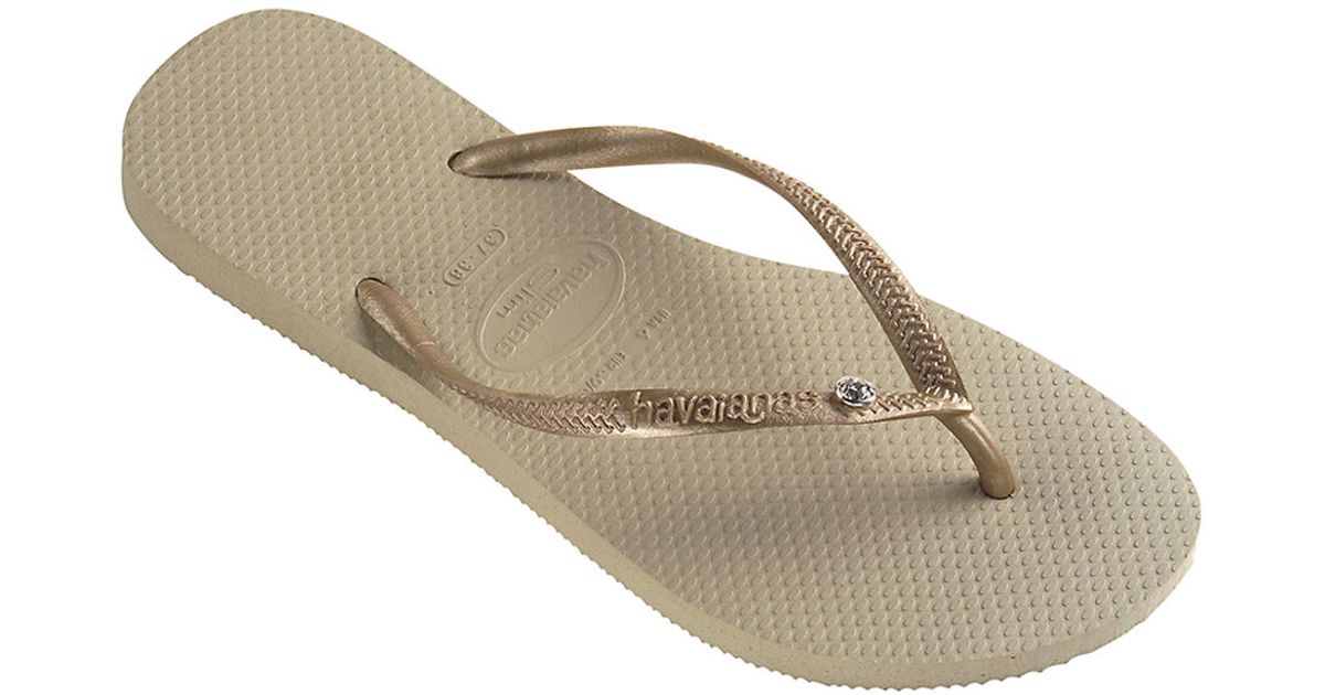 havaianas slim swarovski crystal