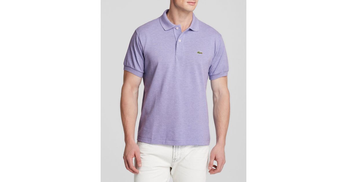 purple lacoste shirt