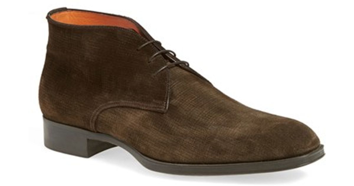 santoni chukka boot