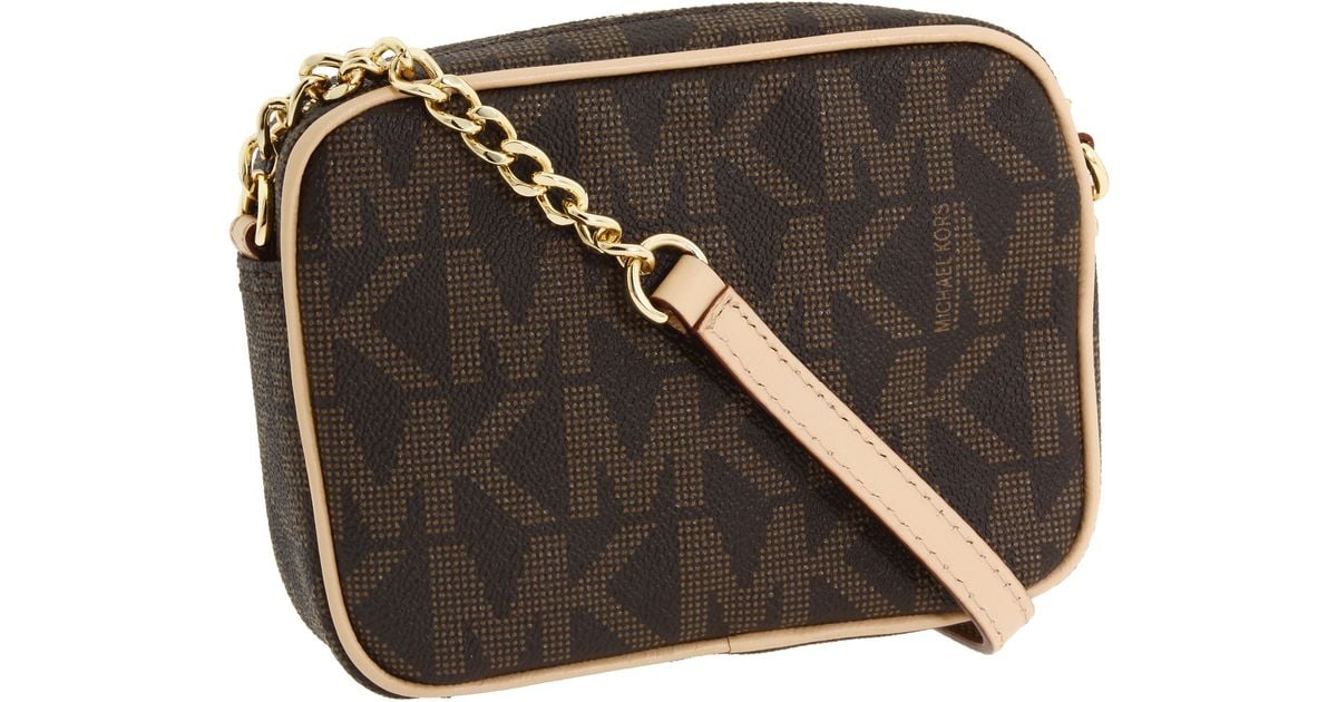 mk logo crossbody bag