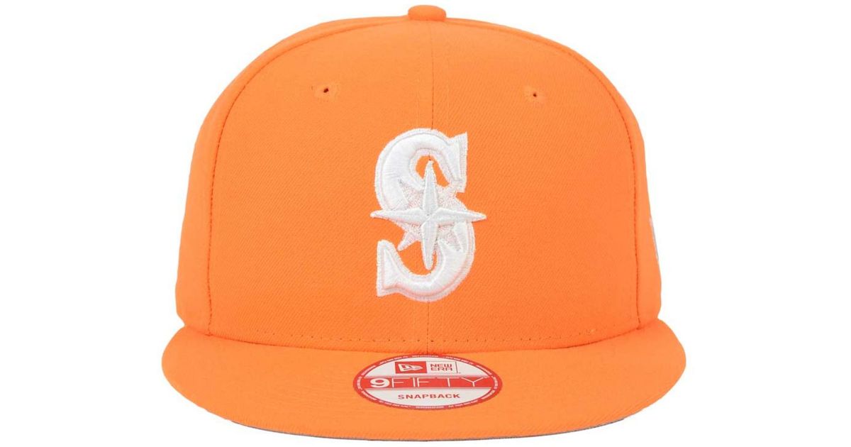 Orange mariners hat Clearance