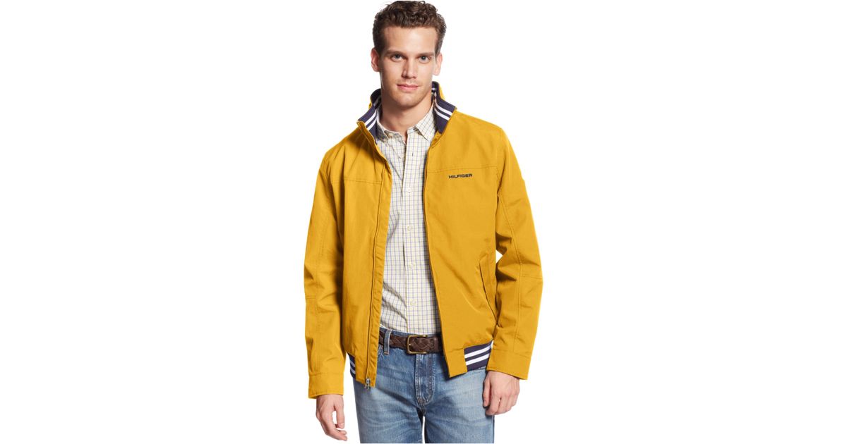 Tommy Hilfiger Regatta Jacket in Yellow for Men - Lyst