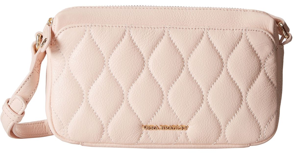 Vera Bradley Quilted Sydney Crossbody in Pink Lyst