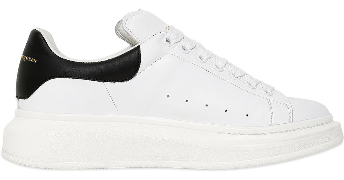 Alexander McQueen Leather Sneakers With 