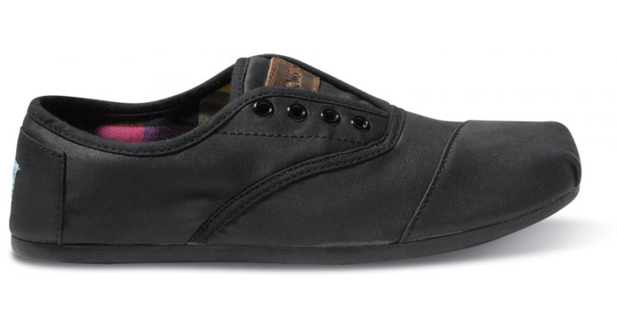 black toms sneakers