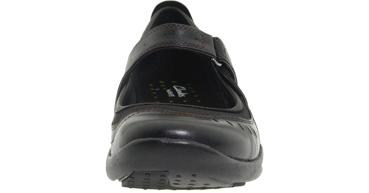 clarks wave cruise black leather