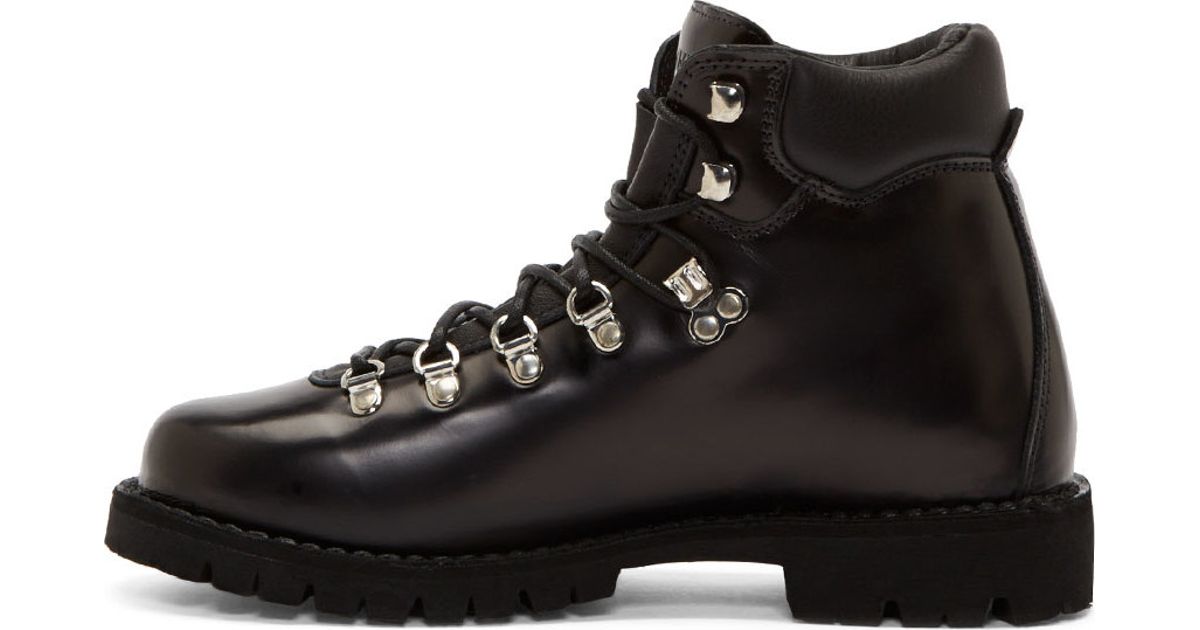 Diemme Black Leather Roccia Vet Boots 