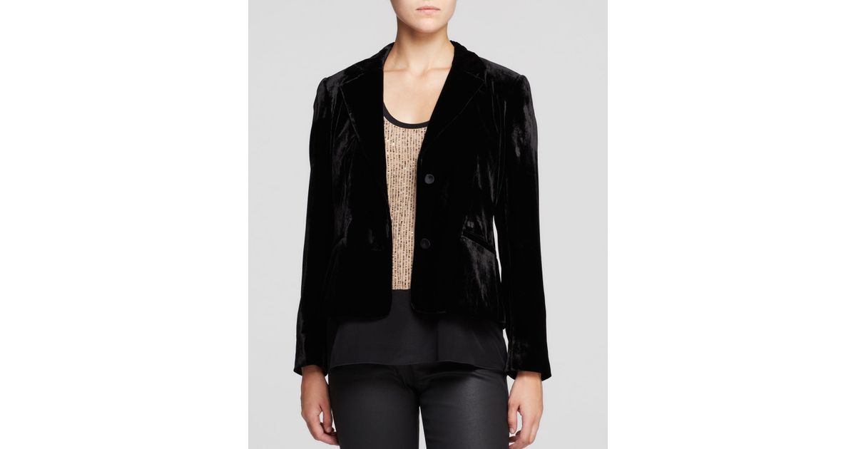 eileen fisher velvet jacket sale