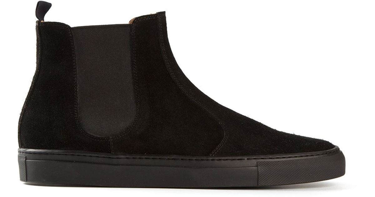 Buttero Hi-top Slip-on Sneakers in Black for Men - Lyst
