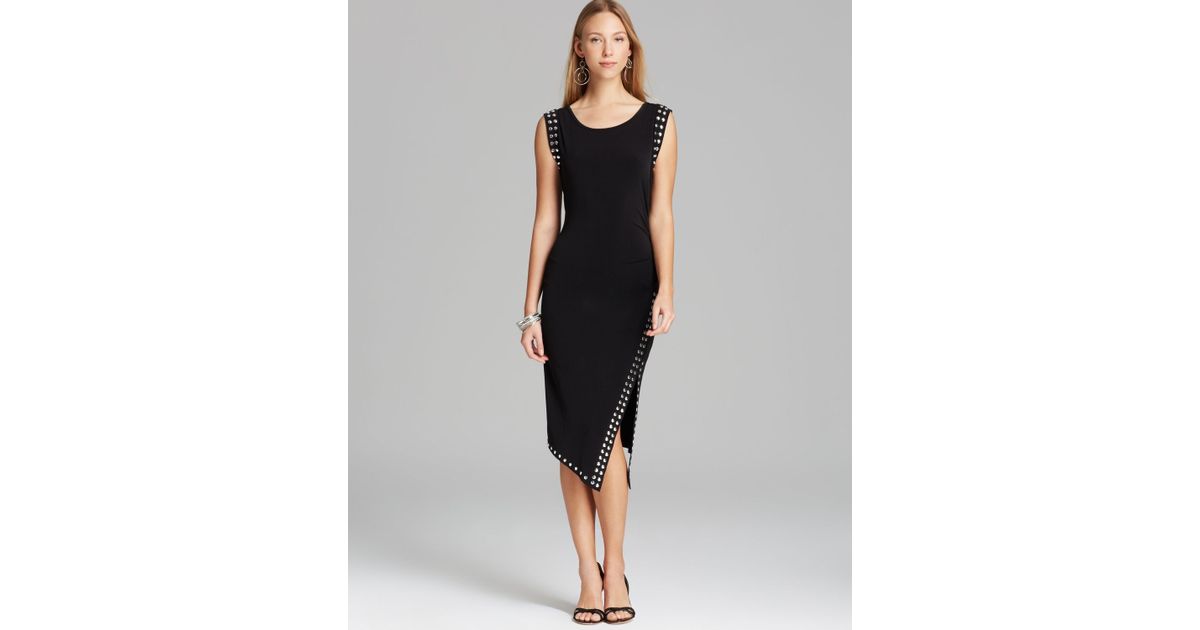 michael kors studded black dress