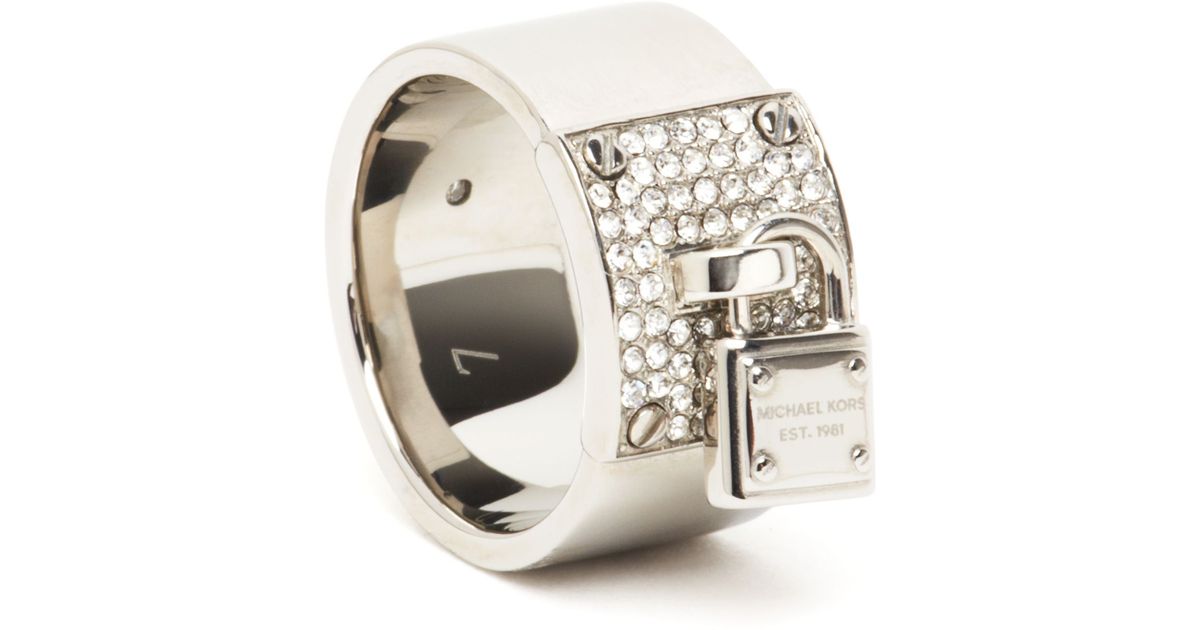 michael kors padlock ring